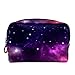 Produktbild TIZORAX Space Galaxy Nebula Starry Make-up Tasche Kulturbeutel für Frauen Hautpflege Kosmetik Handy Tasche Reißverschluss Handtasche