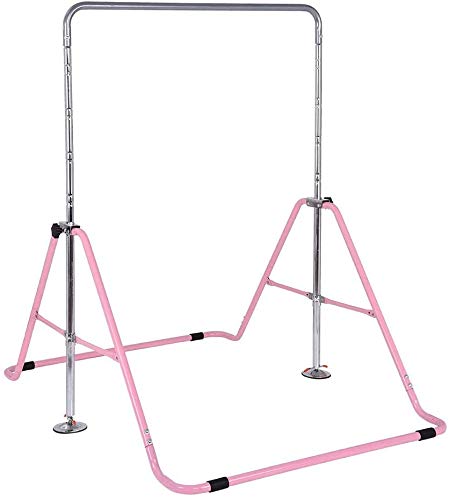 Balancefrom Gymnastics Bar For Kids Height Adjustable Horizontal Kip Bar Folding Gymnastics Junior Training Bar #TOP5
