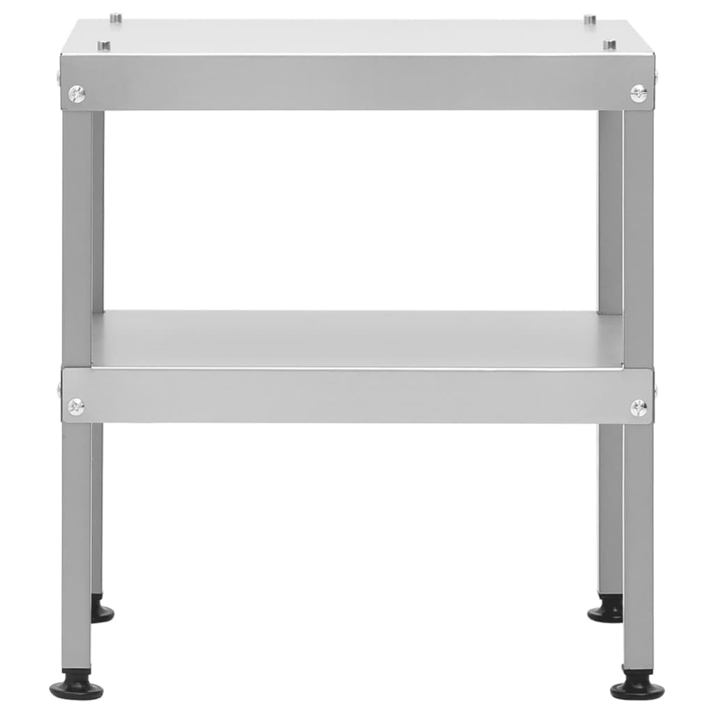 Mesa para horno ahumador 40 x 28 x 44,5 cm, acero galvanizado