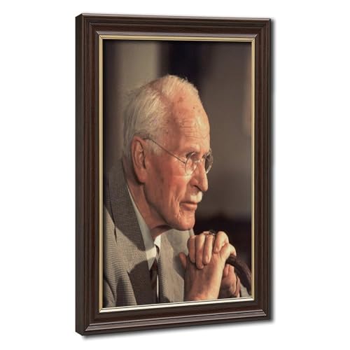 Carl Jung affiche en couleur pour cabinet de psychiatre et salon de lecture