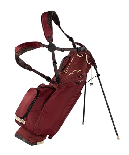 Sun Mountain �����Y Eclipse 2.5 LS �y�ʃX�^���h�S���t�o�b�O 4�E�F�C�g�b�v - 8�|�P�b�g X�t�B�b�g �f���A���X�g���b�v�V�X�e�� �v�b�V��&�d���J�[�g�Ή� ���k�x�[�X 2025�N���f�� - �J�[�f�B�i��