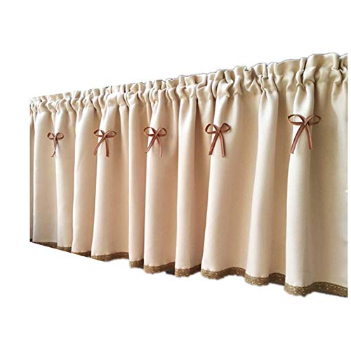 Cortina de cocina corta de estilo nórdico para ventanas pequeñas 3