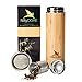 Bamboo Tumbler with Tea Infuser Loose Leaf Strainer - 14 oz Advanced Double Insulated Stainless Steel Travel Thermos – Best Gift for Tea Lovers - Leak-Proof Hot Coffee Mug - Fruit Water Bottle