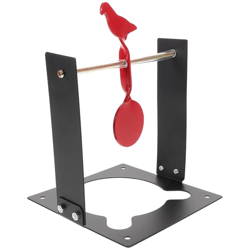 TOKIDNY Objetivo Metálico Diseño Engrosado con Forma de Pájaro y Reinicio Automático, Tablero de Objetivos Resistente y Multifunción para Práctica al Aire Libre para Aves