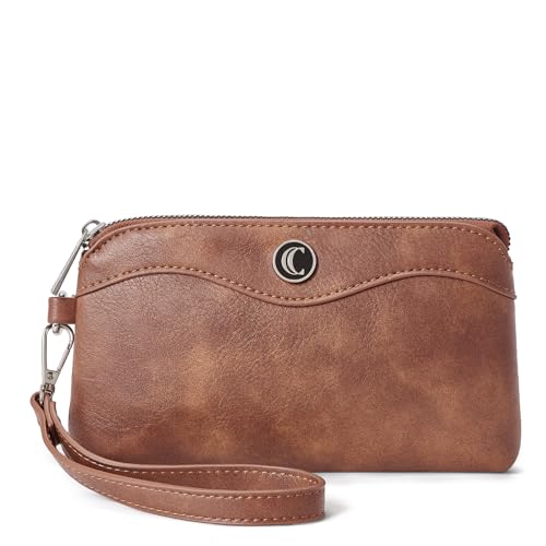 CLUCI Shoulder Bag for Women Bundles with Wristlet Wallets for Women