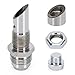 PQYRACING Universal Stainless Steel E-VAC Scavenger Kit Includes T304 SS E-VAC Fitting