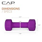 CAP Barbell Neoprene Dumbbell Weights Pairs & Sets | Multiple Colors - Image 3