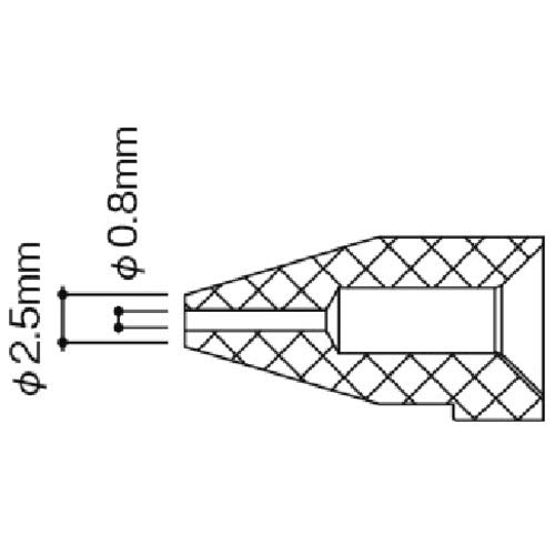 白光 ノズル/0.8MM N50B-03 はんだ除去器 z2zed1b Amazon | 白光(HAKKO) ノズル/0.8MM N50B-03 はんだ除去器