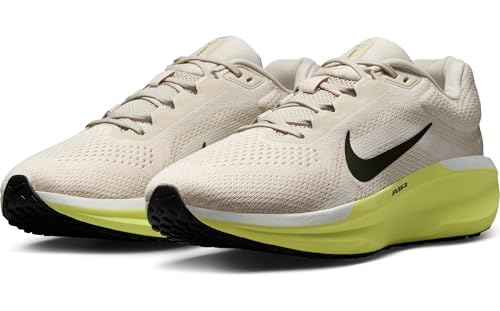 Nike Winflo 11 Men's Road Running Shoes (FJ9509-105, Light Orewood Brown/Summit White/Light Lemon Twist/Sequoia)2