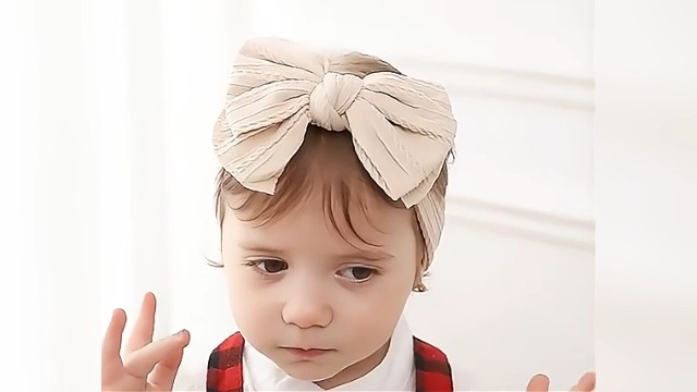 2 Fasce Per Capelli Bambina In Nylon - Con Fiocco, Morbide E Regolabili, Per Neonati E Bambine - Foto 9