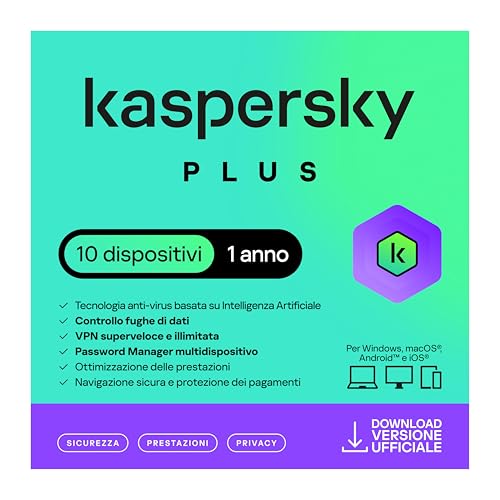 nextradeitalia Kasperski Plus 2024 PC/Mac/Android/iOS -1 rok - 10 urządzeń