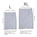 Wearable Incontinence Bed Pads Washable Reusable Cotton Diaper Skirt Waterproof Incontinence Mattress Mats with Zipper for Adult Elderly (L)