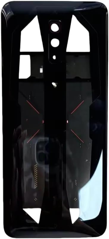 Compatible Rear Glass Back Cover for ZTE Nubia Red Magic 6 Pro Model NX669J-P – Battery Door Housing Replacement Part (Silver 06)