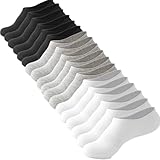 Loucey No Show Socks Invisible Socks Men Women Cushioned Low Cut Ankle Sock for Running Gym Hiking, 9 Pairs(mix colors Small)
