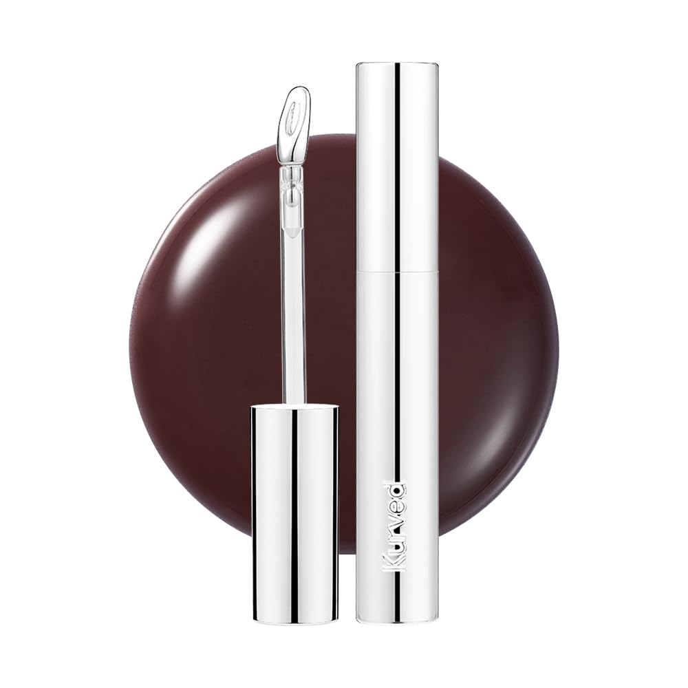 KURVED SKIN AGING CURVE MIRROR GLAZED PEPTIDE LIP OIL #SATIN MOCHA
