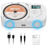 2000mAh CD Player Portable with Bluetooth, CD Boombox Portable for Home