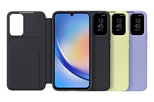 Samsung Smart View Wallet Case EF-ZA346 f&uuml;r das Galaxy A34 5G, Handyh&uuml;lle, Sch&uuml;tzh&uuml;lle in Black