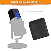 Defean 2 Pack Microphones Pop Filter Compatible with Fifine AmpliGame AM8 Microphone, Replacement Windscreen Flocked Foam - Cuboid (Black) #4