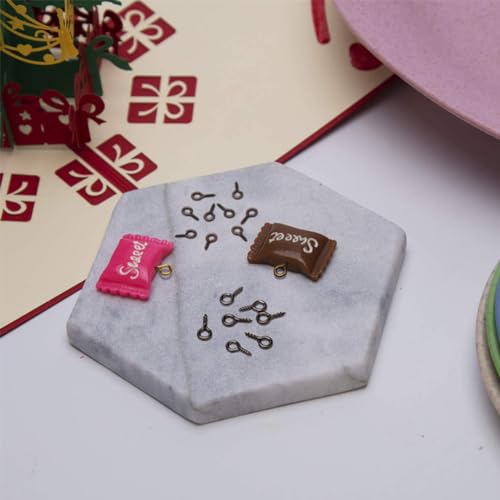 600 Stück Kleine Ösenschraube, Ösenschraube Mini, Mini Auge Schrauben 4 x 8 mm Augen Schraubösen Kleine Schrauben Ösen Mehrfarbig Mini Schaf Ösenschrauben Metall Ringhaken für DIY Art Crafts Schmuck