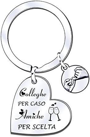 Set Regalo Per Colleghe - Borsa Cosmetica E Portachiavi Cuore, Regalo Di Addio O Compleanno - Foto 11