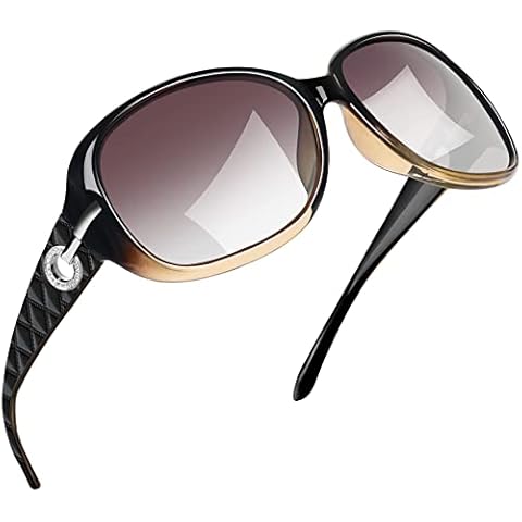 Joopin Oversized Gradient Brown Sunglasses for Women Cover