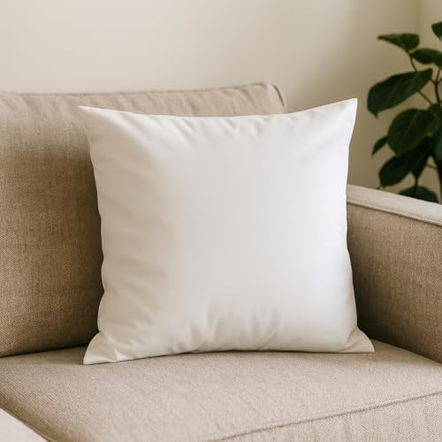 Kissenbezug 65x100 cm Uni Weiß Baumwolle Dekokissen Kissenhülle Couchkissen Sofakissen Deko Reißverschluss
