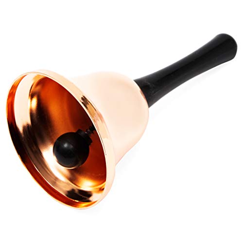 Bright Creations Hand Bell, Call Bell for Signaling Assistance (3x5 Inch, Rose Gold) - Thumbnail 6