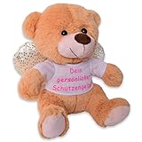 El gran diseño de ángel del colgante Lucky Bear hace que el osito de peluche sea un regalo especial.