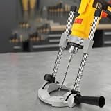 JoyousMall Supporto regolabile per trapano ad angolo di 90°, supporto per trapano da tavolo, supporto per trapano da tavolo, strumento elettrico verticale per trapano centrale