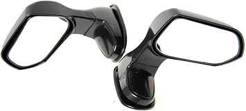 2PCS 4x4 UTE Car Hood Bonnet Blind Spot Mirror Side View Mirrors Adjustable Blindspot Mirror Black