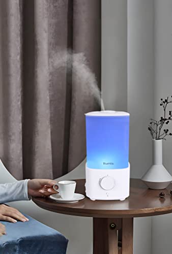 Bluehills Premium 2300 Ml Xl Large Essential Oil Diffuser Humidifier Combo For Large Room Home Huge Coverage Area 2 Liter Extra Large Capacity Huge Diffuser With Décor Led Lights Square White - L001 #TOP3