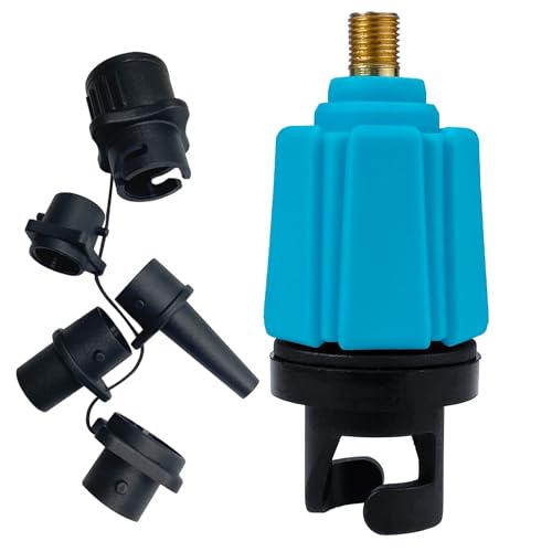 WOUMON SUP Pumpe Adapter, Aufblasbarer Luftpumpenadapterset mit Gasdüse, SUP-Pumpenadapter für...