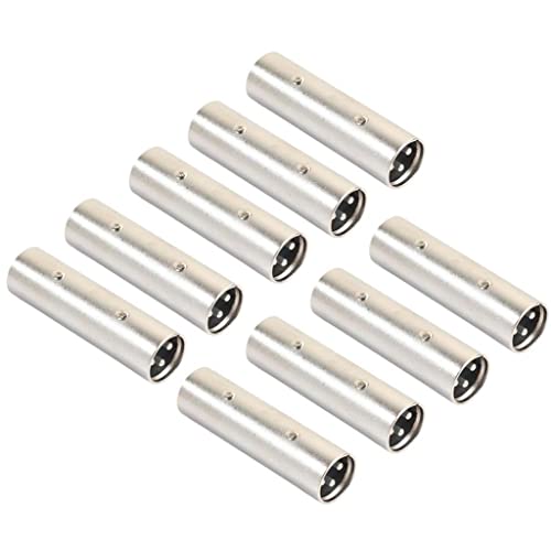Image of XLR 3Pin Male to XLR Male Audio Adapter Converter Connector for Microphone