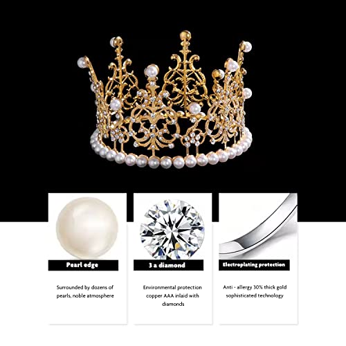 Lefute 2 decorazioni per torte a forma di corona