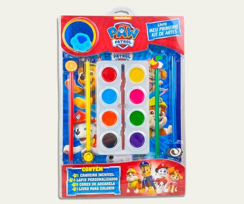 Patrulha Canina Livro Meu Primeiro Kit de Artes:
