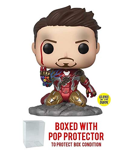 POP! Funko Marvel End Game I Am Iron Man Glow in The Dark Vinyl Figure - PX Exclusive