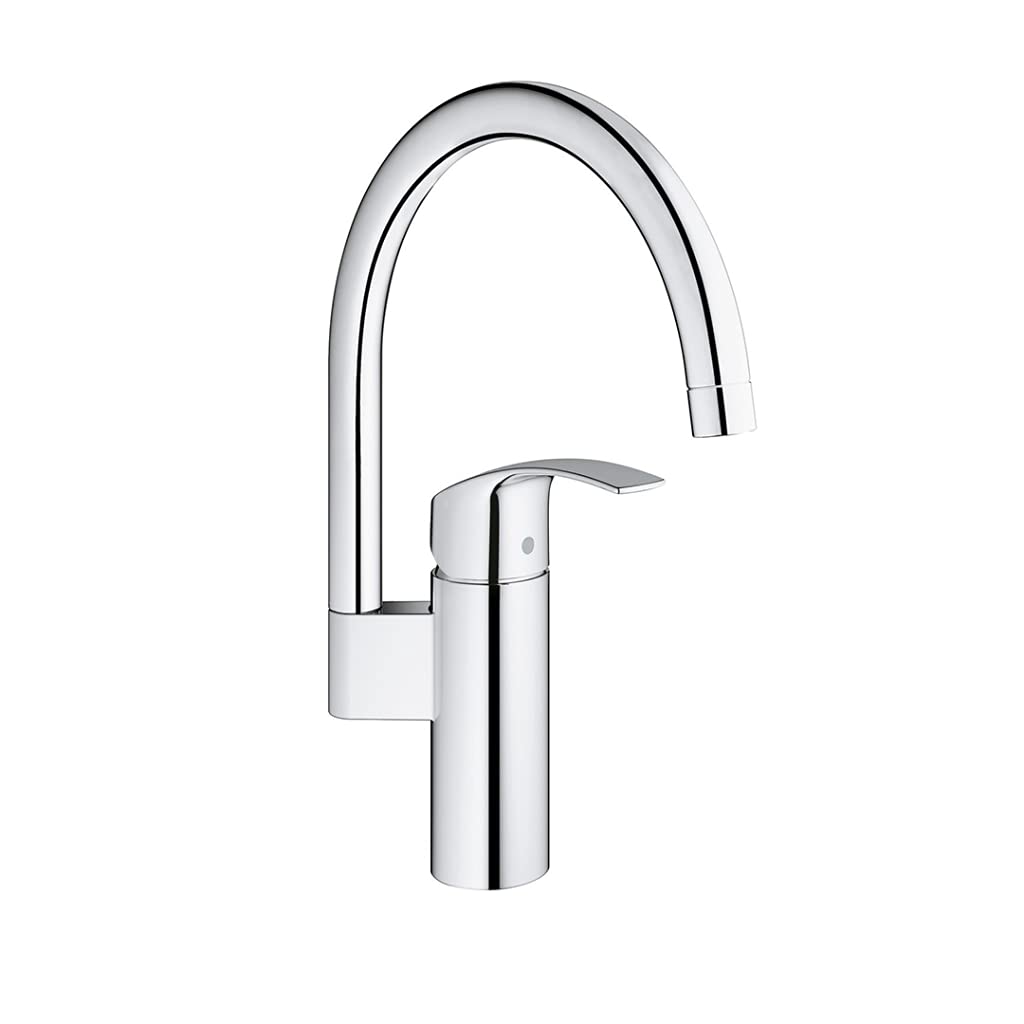 Grohe 33202002 Mitigeur Évier Bec Haut Eurosmart, Chromé (Import Allemagne)
