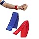 Stauschlauch, Medical Nurse Tourniquet, 2 Stück Tourniquet, Venenstauer, Elastisches, Wiederverwendbar, Stauschlauch Für Outdoor-Sportarten, Einfache Handhabung (Rot+Blau)