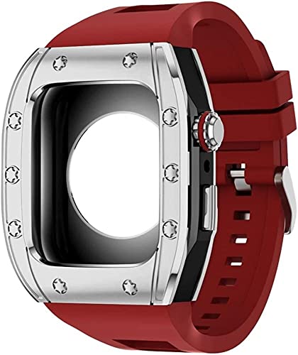 Bracelet silicone antichoc Apple Watch 8 7 6 5 45mm pour réparer le style et protéger l'écran