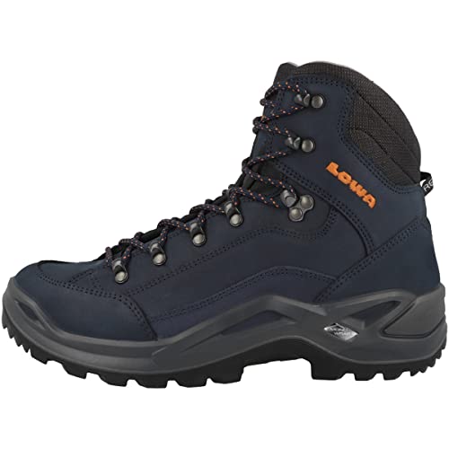Preisvergleich Produktbild Lowa adult 310845 RENEGADE LL MID DUNKELBLAU / ORANGE Gr. 43