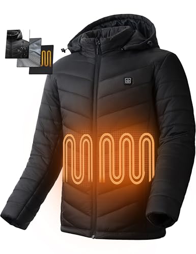 YHQ Heated Jacket with 12V 20000mAh Battery Pack