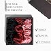 Mulberry Silk Scrunchies for Women - Premium Skinny Silk Hair Scrunchies for All Hair Types (3 Pack) - Handmade in USA Silk Hair Ties - Silk Scrunchies Frizz Prevention (Black Cherry Blossom Shade)