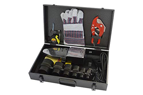 Soldadora de manguitos 1500 W para tubos de PE PP PB PVDF Ø20-63 mm