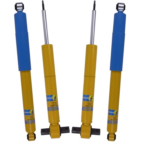 TrendsAuto Set of Front and Rear 4600 Series Shocks Compatible with 2019-2024 Silverado/Sierra 1500 (Elevation, SLE, SLT, Custom, High Country, LT, LTZ, RST, WT) | Includes TrendsAuto Decal