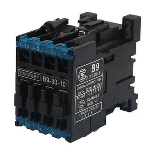 Contacteur AC 3 pôles 3NO 28A bobine 380V 50Hz B9-30-10 industrial