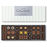 Hotel Chocolat - Leche a caramelo Sleekster - Caja de regalo de chocolate con leche de 34 piezas - Regalos de chocolate para cumpleaños, agradecimiento, felicitaciones, aniversario