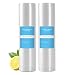 KOIOS Vacuum Sealer Bags, 8"x16" Vacuum Sealer Rolls, Commercial Grade Bag Rolls for FoodSaver and Sous Vide - BPA Free & FDA Approved, 2PACK