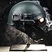 HeroCrafts Ranger Helmet NCR Armor Helmet Cosplay Deluxe Full Head Resin Mask Mask for Halloween Costume Collectible Prop (Version 1)