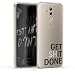 Produktbild kwmobile Hülle kompatibel mit Huawei Mate 20 Lite - Handyhülle - Handy Case Get It Done Schwarz Hellgrau Transparent