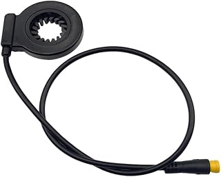 12-Magnet Pedal Assist Sensor with 3-Pin Waterproof Connector for Electric for Bike PAS System, Alloy Material, 100 cm Cable